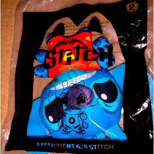 New Sealed 2021 Experiment 626 Alien Stitch Disney Plush Dangler McDonald’s Toy